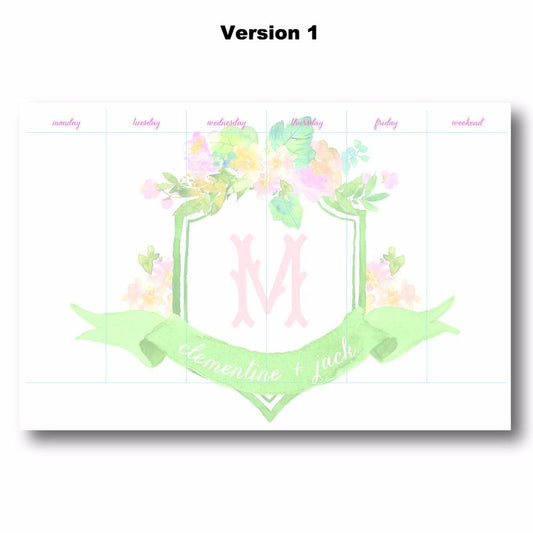 Floral - Personalized Desk Pad