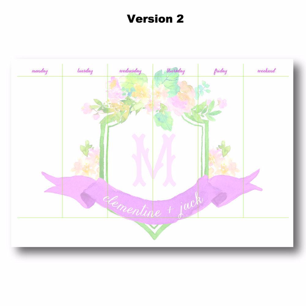Floral - Personalized Desk Pad