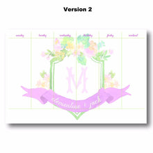 Load image into Gallery viewer, Floral - Personalized Desk Pad
