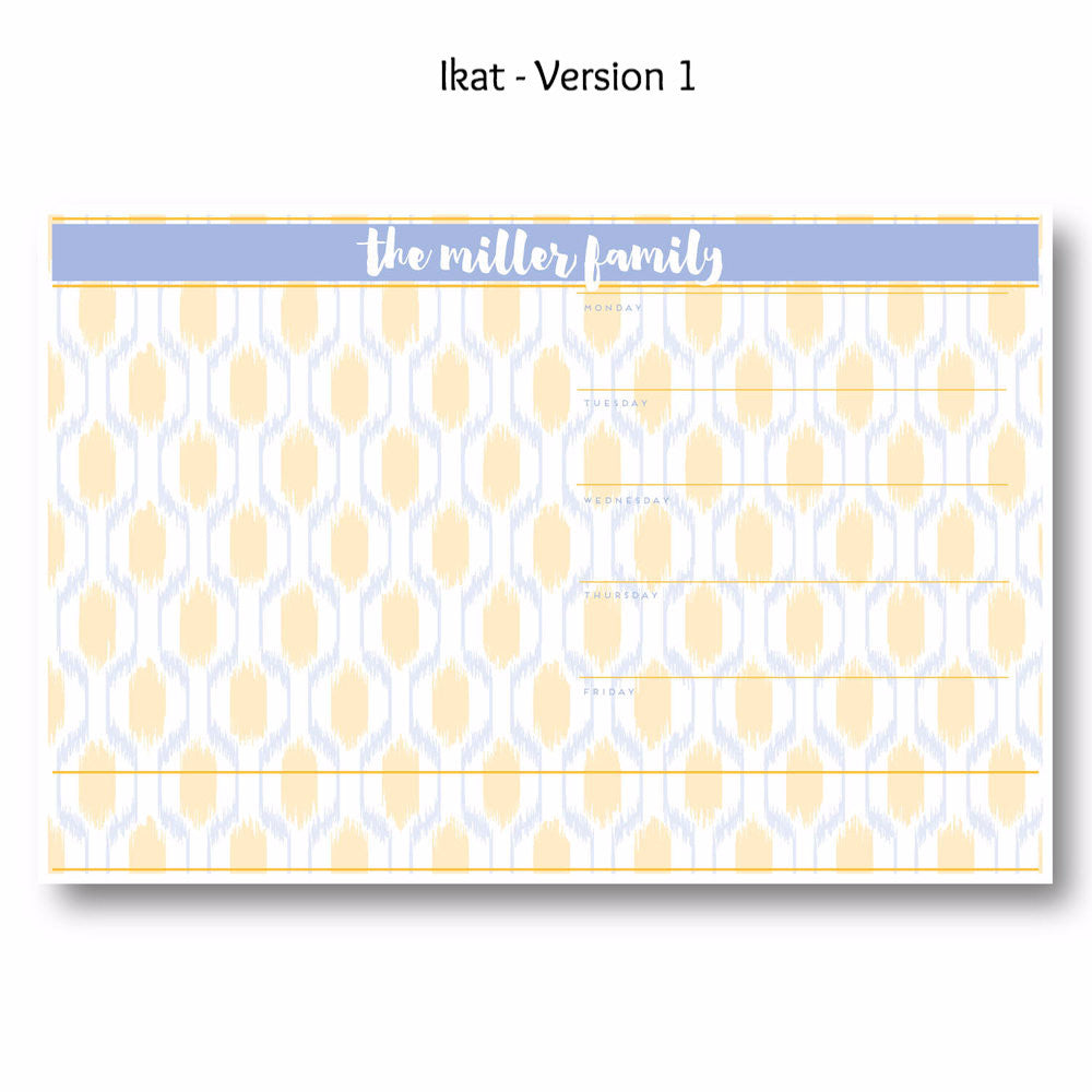 Ikat - Personalized Desk Pad