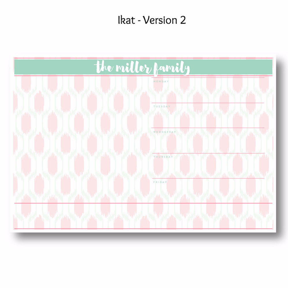 Ikat - Personalized Desk Pad