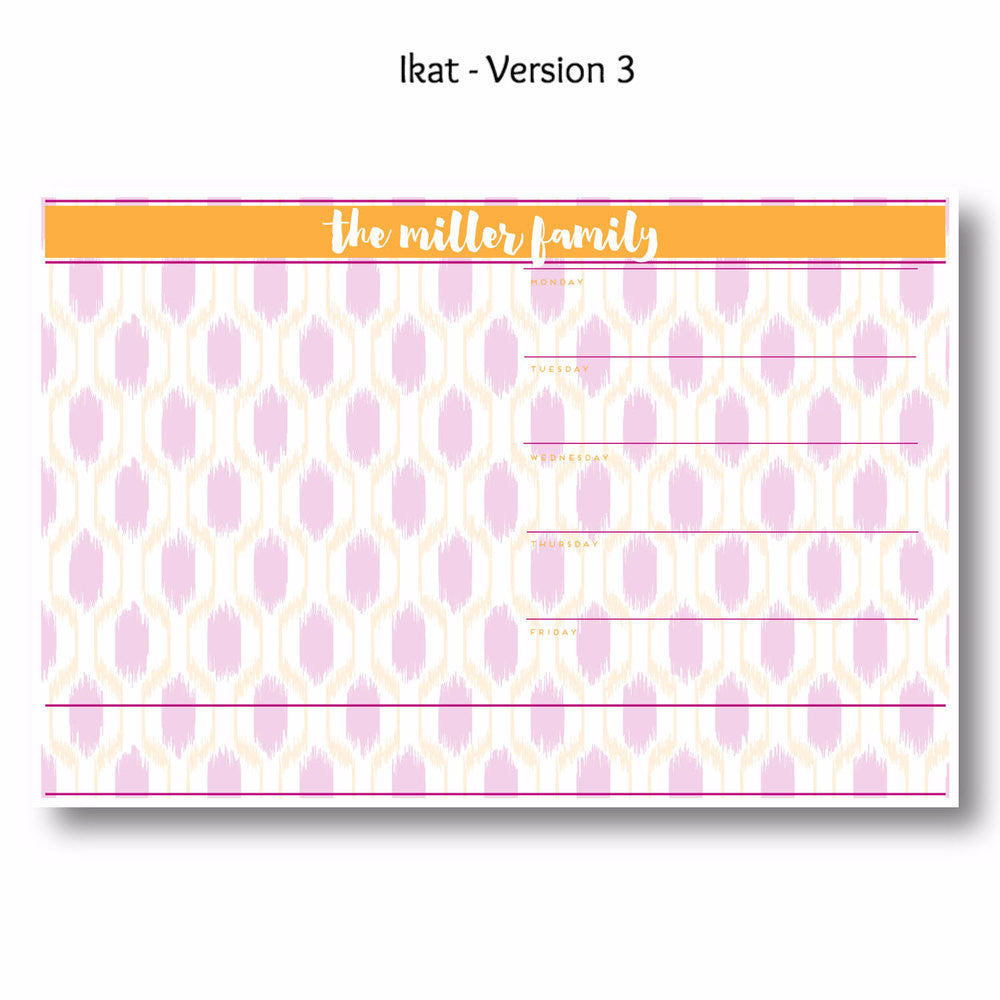 Ikat - Personalized Desk Pad