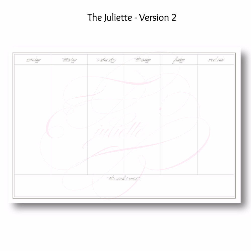 Juliette - Personalized Desk Pad