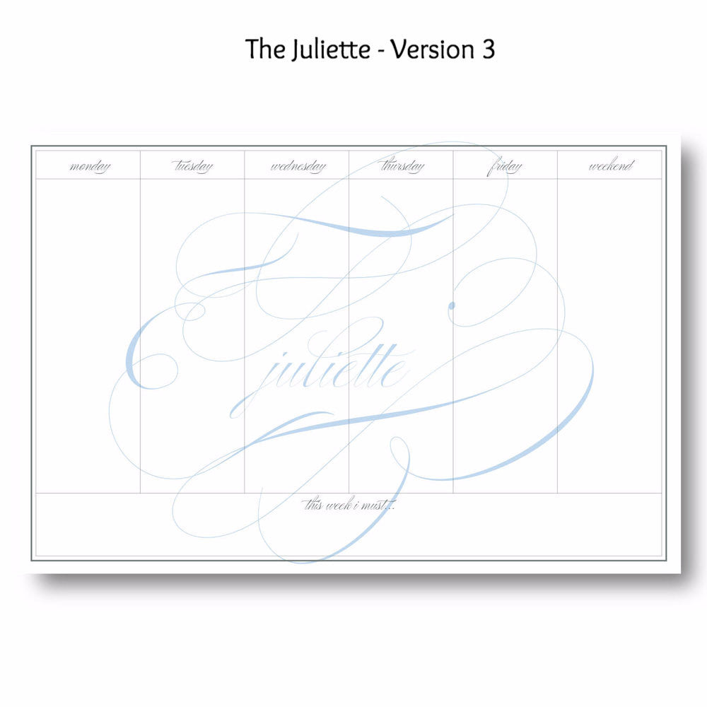 Juliette - Personalized Desk Pad