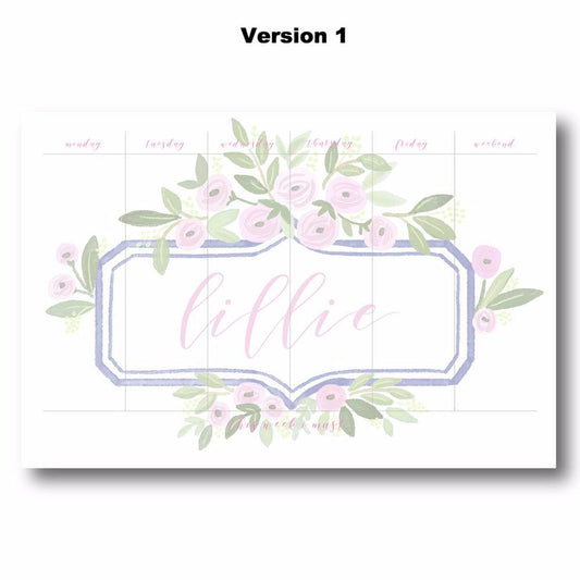 Lillie - Personalized Desk Pad