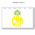 Pineapple - Personalized Desk Pad