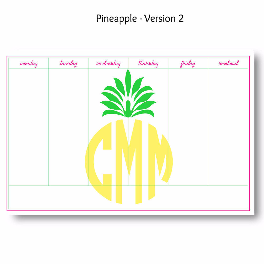 Pineapple - Personalized Desk Pad