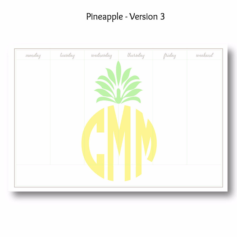 Pineapple - Personalized Desk Pad