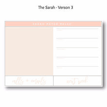Load image into Gallery viewer, Sarah - Personalized Desk Pad
