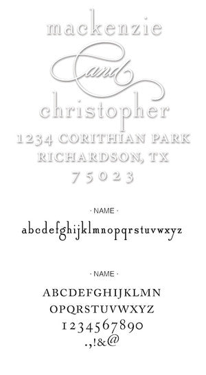 Custom Address Embosser 10011