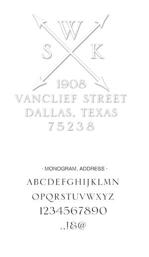 Custom Address Embosser 10012