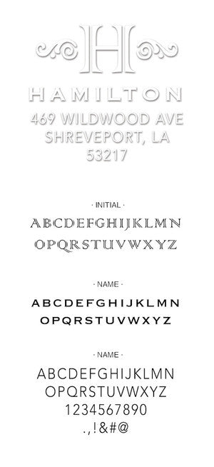 Custom Address Embosser 3002