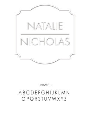 Custom Monogram Embosser 3007