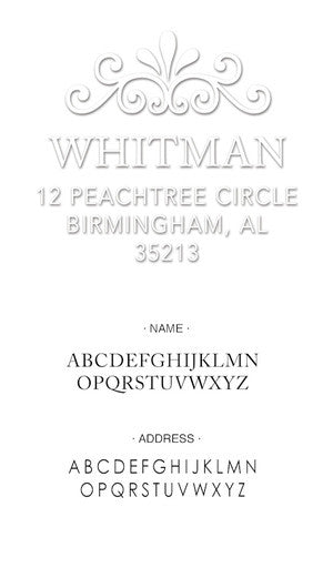 Custom Address Embosser 3009