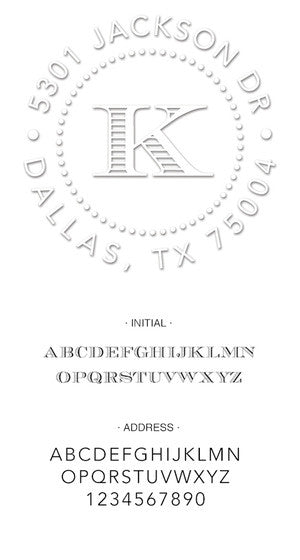 Custom Address Embosser 3016