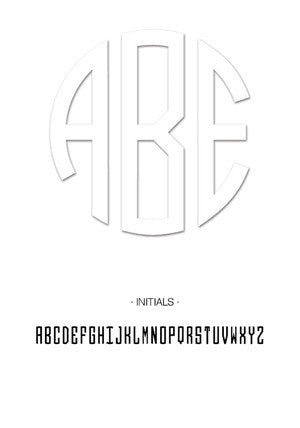 Custom Monogram Embosser 3017