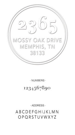 Custom Address Embosser 3018