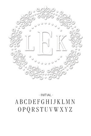 Custom Monogram Embosser 3492