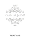 Custom Wedding Embosser 10005