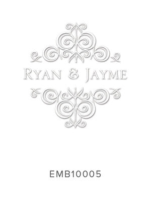 Custom Wedding Embosser 10005