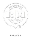Custom Wedding Embosser 10006