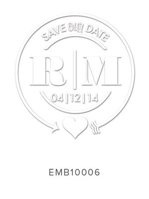 Custom Wedding Embosser 10006