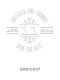 Custom Wedding Embosser 10007