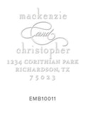 Custom Address Embosser 10011