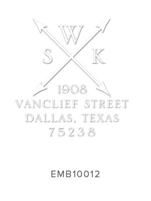 Custom Address Embosser 10012
