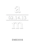 Custom Wedding Embosser 3008