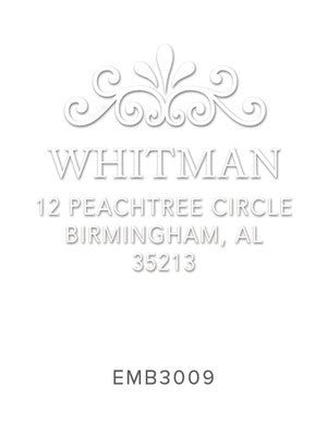 Custom Address Embosser 3009