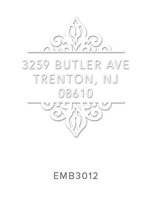 Custom Address Embosser 3012