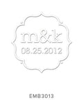 Custom Wedding Embosser 3013