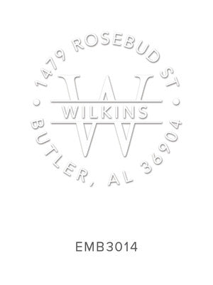 Custom Address Embosser 3014
