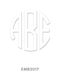 Custom Monogram Embosser 3017
