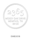 Custom Address Embosser 3018