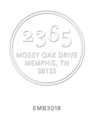 Custom Address Embosser 3018