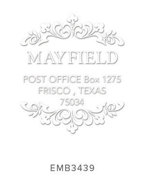 Custom Address Embosser 3439