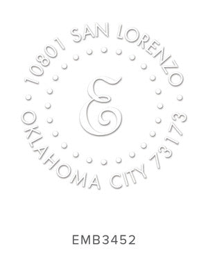 Custom Address Embosser 3452