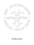 Custom Address Embosser 3490