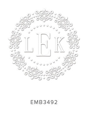 Custom Monogram Embosser 3492