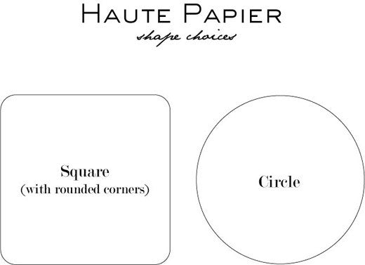 Letterpress Coasters - Park Avenue