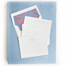Load image into Gallery viewer, Grand Silk Stationery Box - Light Blue
