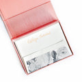 Petite Silk Stationery Box - Blush