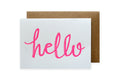 Hello Note Cards