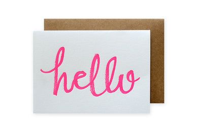 Hello Note Cards