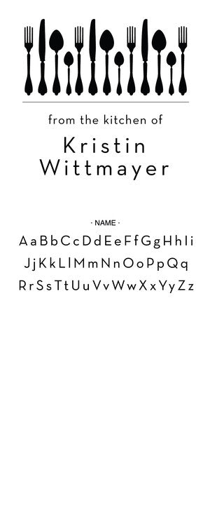 Custom Kitchen + Craft Stamp CS3693