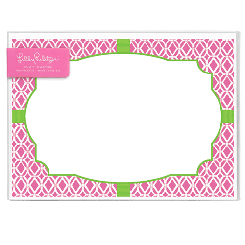 Bamboo Pink Correspondence Cards by Lilly Pulitzer®