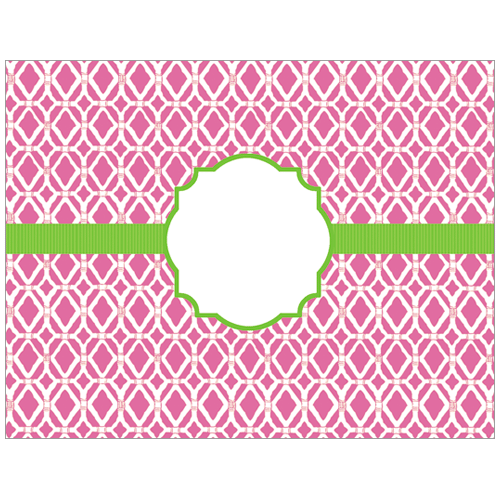 Bamboo Pink Folded Notes by Lilly Pulitzer®
