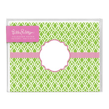 Load image into Gallery viewer, Bamboo Green Folded Notes by Lilly Pulitzer®
